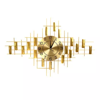 LADECOR CHRONO Часы настенные, d22 см, 77x52см, металл, арт.1