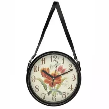 LADECOR CHRONO Часы настенные, на ремне, 22,5см, пластик