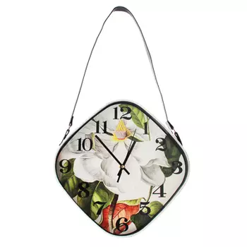 LADECOR CHRONO Часы настенные, на ремне, 29х29см, пластик