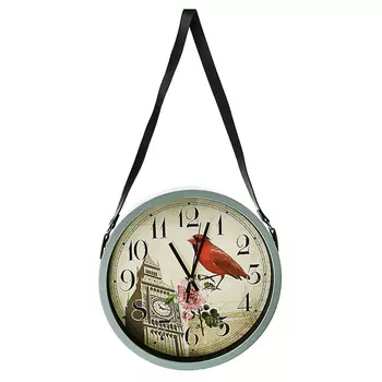 LADECOR CHRONO Часы настенные, на ремне, 30см, пластик