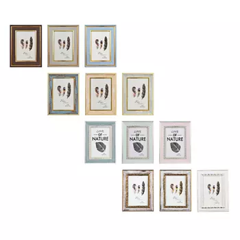 LADECOR Фоторамка 13-19см (10х15см), пластик, 4 дизайна