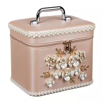 LADECOR Шкатулка для косметики, 23х17,5х20см, полиэстер