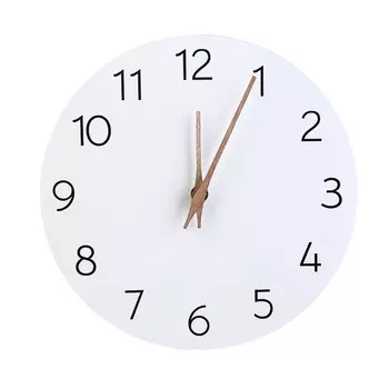 LADECOR Часы настенные, ПВХ, 25 см