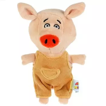 Мягкая игрушка Оранжевая корова - Поросенок Коля, 15 см
