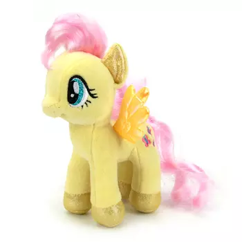 Мягкая игрушка пони Флеттершай из мультфильма «My Little Pony», 18 см., озвученная с русским чипом