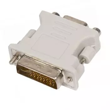 Переходник (адаптер) DVI-I(29M)-VGA(15F), экранированный, 5 см Exegate EX-DVI-VGA (EX205307RUS)