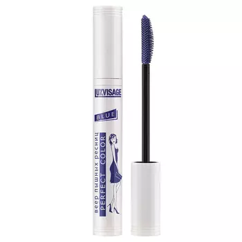 Тушь для ресниц LUXVISAGE PERFECT COLOR BLUE тон синий