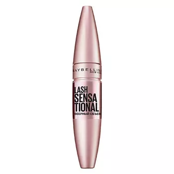 Тушь для ресниц MAYBELLINE LASH SENSATIONAL веерный объем черная