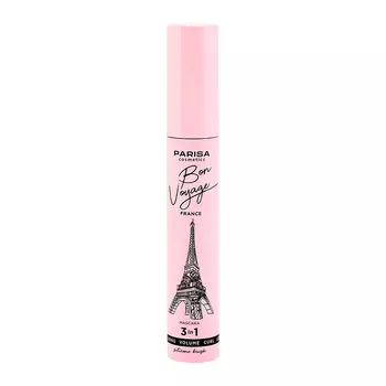 Тушь для ресниц PARISA BON VOYAGE france 3in1 curl volume long