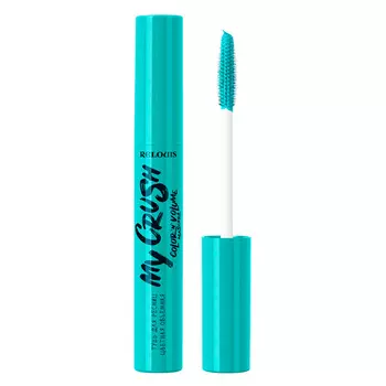 Тушь для ресниц RELOUIS MY CRUSH цветная объемная тон teal storm бирюзовая
