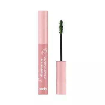 Тушь для ресниц SODA UNICORN MASCARA цветная тон 106 fresh grass