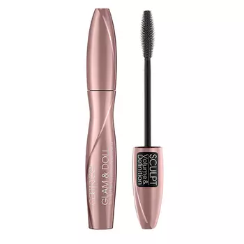 Тушь для ресниц CATRICE GLAM &amp; DOLL моделирующая объемная черная