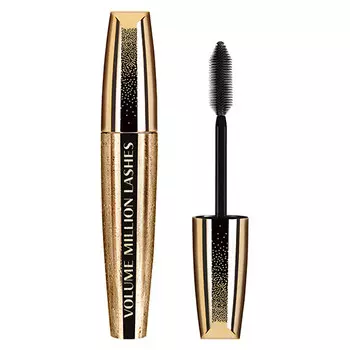 Тушь для ресниц LOREAL VOLUME MILLION LASHES GOLD черная