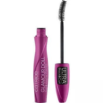 Тушь для ресниц CATRICE GLAMOUR DOLL CURL & VOLUME подкручивание и объем ультрачерная