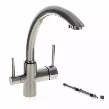 Смеситель для кухни Hoffnung HFG-86015-Nickel