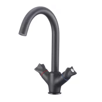 Смеситель для кухни с двумя рукоятками Raiber Gross R7504