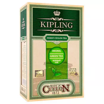 Чай зеленый Kipling Original 25 пакетиков по 2г
