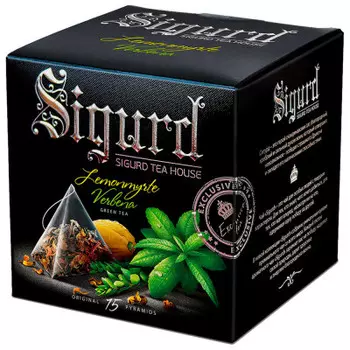 Чай Sigurd 15 р*2 г зеленый лимонный мирт и вербена