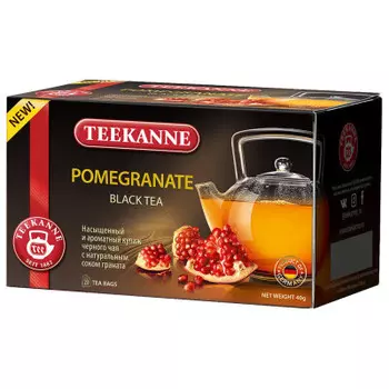 Чай Teekanne 20 пак*2 г гранат черный