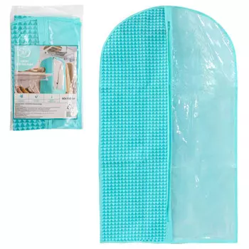 Чехол для одежды Save&amp;Soft 60*100см прозрачное окно молния с вешалкой
