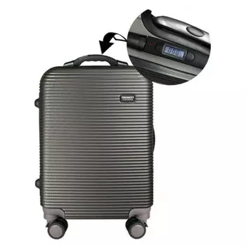 Чемодан проффи с весами графит малый ph8861 grey