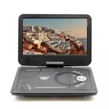 DVD плеер портативный с тюнером DVB-T2 LS-104T (+ Разветвитель в подарок!)