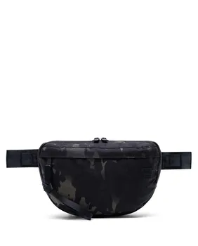 Мужская черная поясная сумка на молнии Herschel, чёрный