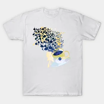 Футболка женская Humming_Tunes Harajuku Print Kawaii футболка летняя женская футболка с коротким рукавом топ футболка S