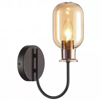 Бра grif (odeon light) черный 12x33x21 см.
