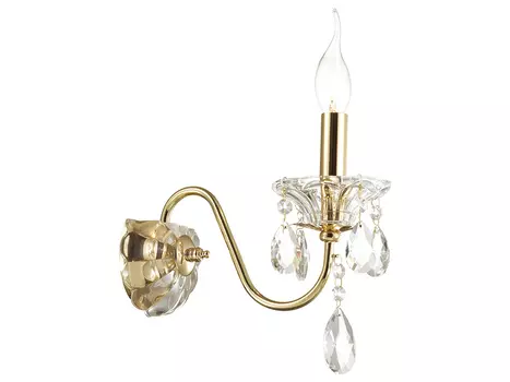 Бра kuvia (odeon light) золотой 11x24x25 см.