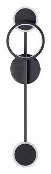 Бра denzel (odeon light) черный 15x62x11 см.