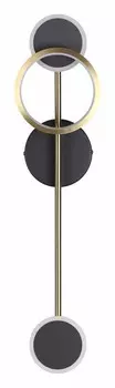 Бра denzel (odeon light) золотой 15x62x11 см.