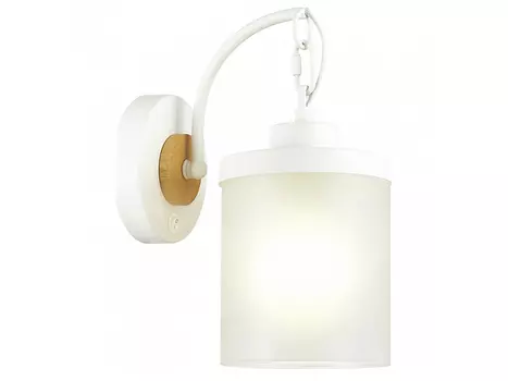Бра smily (odeon light) белый 13x27x20 см.