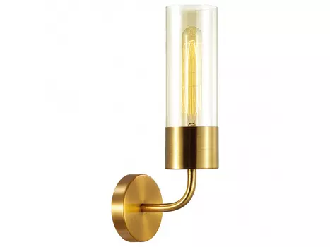 Бра stepi (odeon light) золотой 10x35x14 см.