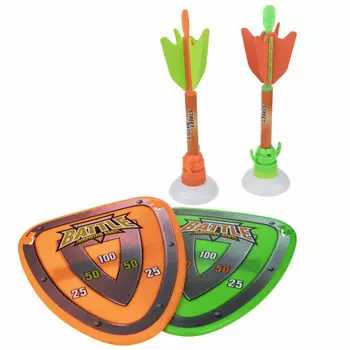 1toy Street Battle игр набор (в компл. 2 стрелы метательные с присоской и 2 щита-мишени, см, блистер)