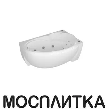 Акриловая ванна Aquatek Бетта 170х97 см BET170-0000009 с гидромассажем, белый