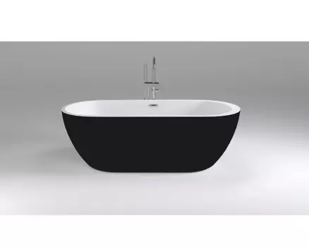 Акриловая ванна Black&amp;White Swan 105SBBL, 170x80 см, черная