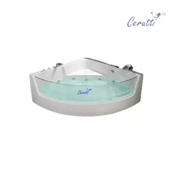 Акриловая ванна Ceruttispa 150x150 гидромассажная C-401