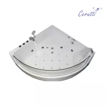 Акриловая ванна Ceruttispa C-400 гидромассажная 135х135 C-400
