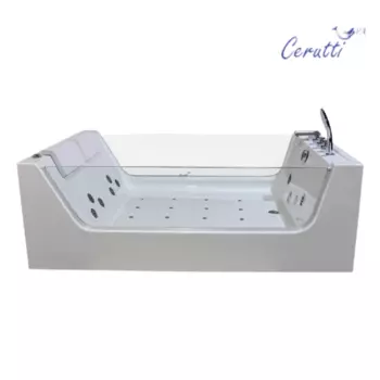 Акриловая ванна Ceruttispa C-454 гидромассажная 170x120 C-454
