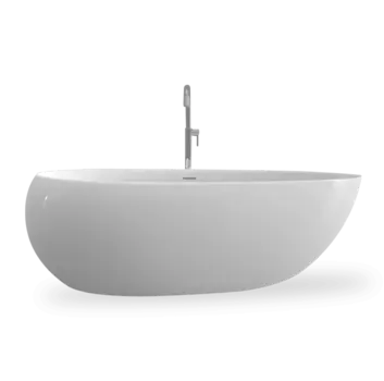 Акриловая ванна 170х95 см Black&amp;White Swan SB 227 227SB00 белый глянцевый