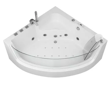 Акриловая ванна Grossman GR-15000 с гидромассажем, 150x150 см