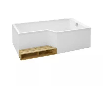Акриловая ванна 180х90 см Jacob Delafon Bain-Douche Neo E6D004R-00 белая