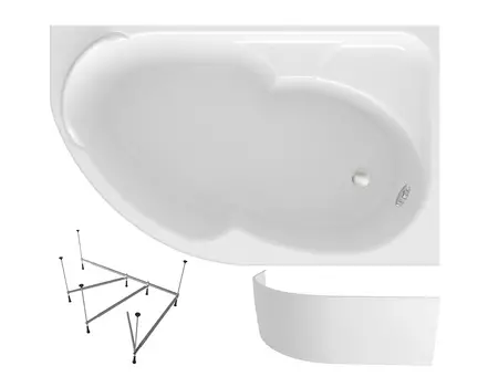 Акриловая ванна Lavinia Boho Grance Hill, 170x105 правая, S2-3703170R