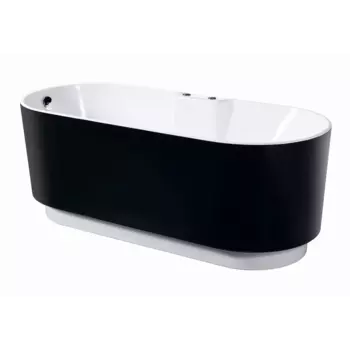 Акриловая ванна Orans 601FTSH 175х75 см черная с аэромассажем