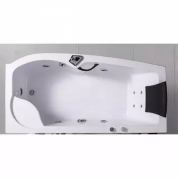 Акриловая ванна Orans 9501L00 170х85 см с гидромассажем со шторкой и душем