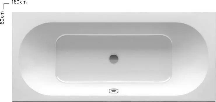 Акриловая ванна Ravak CITY SLIM 180х80 см