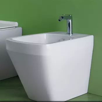 Биде приставное Simas Baden Baden, белое