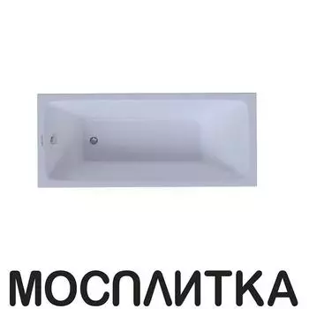Чугунная ванна Aquatek Альфа 170x75, эмалированная, в комплекте с 4-мя ножками, AQ8970F-00