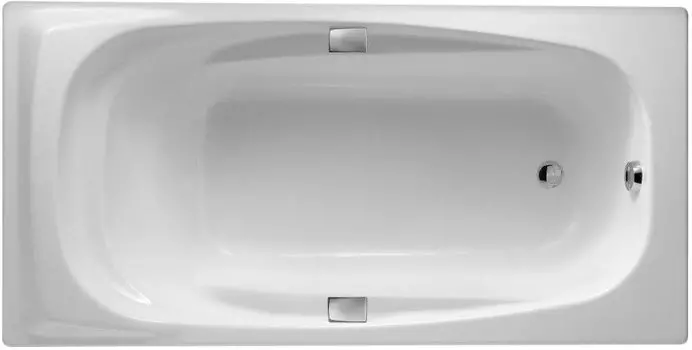Чугунная ванна Jacob Delafon Super Repos 180x90 E2902 с ручками